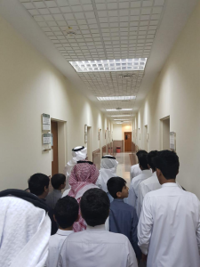 Students of Al-Tomouh Preparatory School at Jamoum Pay a Visit to Jamoum Computer Science Department